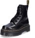 Dr. Martens dames plateau veterlaars zwart