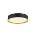 SLV DECONA Plafondlamp LED 18W Zwart/Goud IP44 Dimbaar
