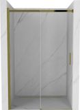 Mexen Omega porte de douche coulissante 120 cm, transparent, or