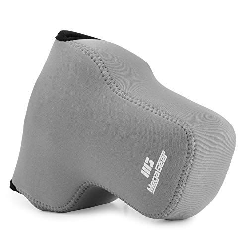 MegaGear MG1918 Ultra Light Neopreen Camera Case compatibel met Fujifilm X-T4 (XF16-80mm) - Grijs