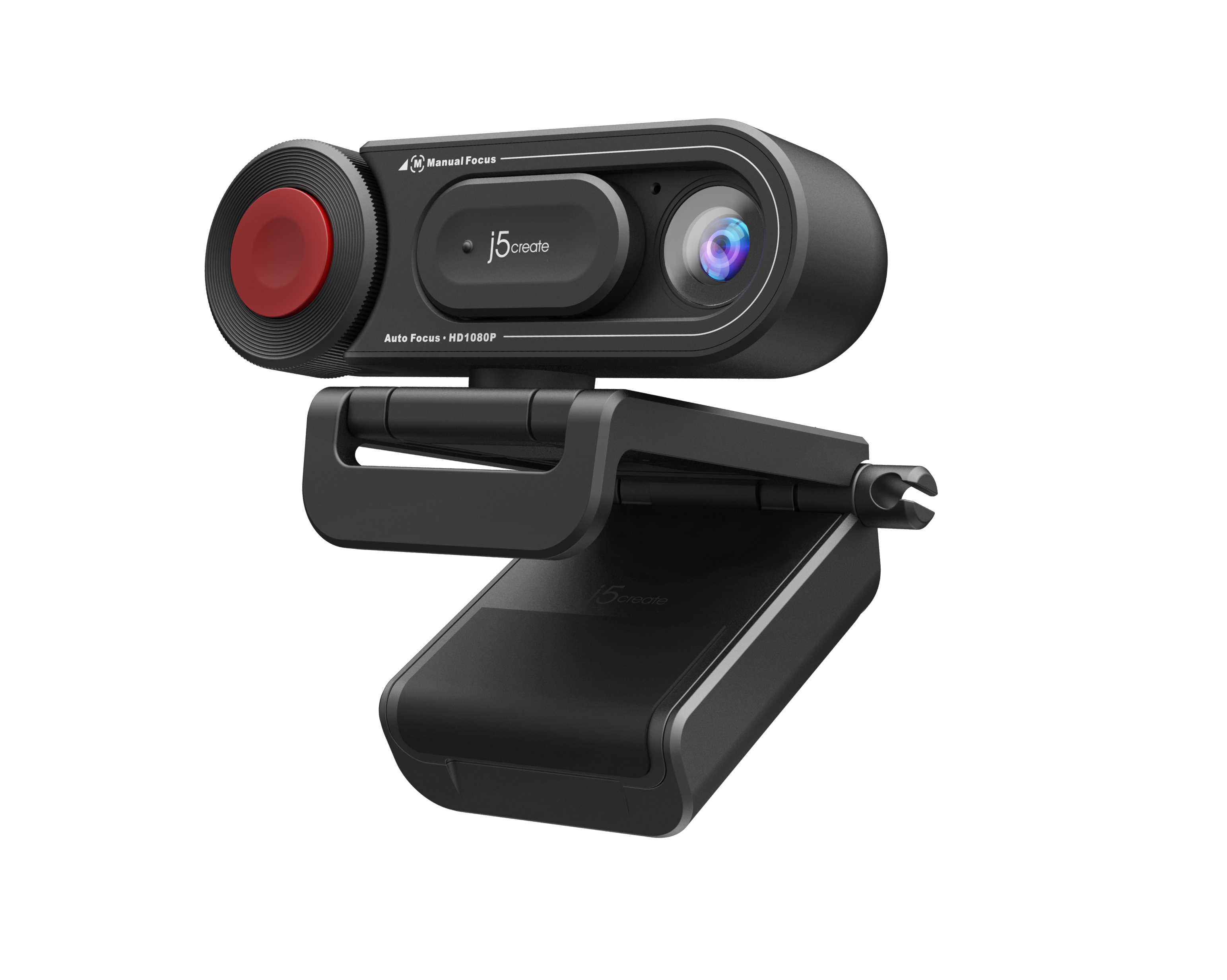 j5create JVU250-N HD-webcam met schakelaar voor automatische en handmatige scherpstelling