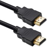 Qoltec - HDMI-kabel - High Speed - 4K - 3D - Goud - 30Hz - 3 m