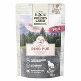 Wildes Land Kippenpuree voor kittens (met distelolie) dienblad 12 x 100 g