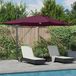 Prolenta Maison Exclusive Parasol, bordeauxrood, 351 x 250 x 253 cm