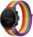 Strap-it Polar Grit X Pro nylon band - regenboog