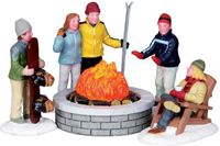 Lemax - 'Fire Pit' - Verlicht figuur