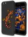 mumbi Hoes compatibel met iPhone SE 2022 / SE 2020/7 / 8 mobiele telefoonhoes dubbele grip met Gecko, zwart