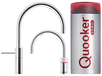 Quooker COMBI Nordic Round Twintaps Chroom - Losse kraan - Opbouw - Cooltouch
