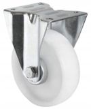 Rader Vaste Kunststof Wielenset - 100 mm - Glijlager - Zwart
