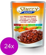 Stuzzy Pouch Adult 100 g - Hondenvoer - 24 x Kalfsvlees&Bonen&Saus