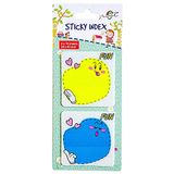 S'COOL Zelfklevende strips PageMarker Index Zelfklevende Marker Film Tekststrip PET-folie 24x45mm 2x10 vellen Fun