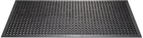 HAMAT Mauer Fußmatte offene Ringe schwarz Gum.L1500xB900xS10mm - 3561903