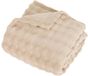 JJA Zephy-plaid 125 x 150 cm, beige imitation fourrure