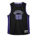 Marvel T-shirt de basket, noir, taille XS, en polyester, imprimé Black Panther