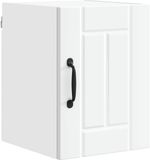 vidaXL Wandkast LUCCA Wit Bewerkt Hout 30 x 31 x 40 cm