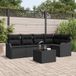 Maison Exclusive - Set van zes tuinbanken met opbergruimte, beige, kunststof riet