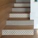 KONRAD stickers autocollantes pour marches d'escalier et contremarches - 2 bandes de 15x105 cm