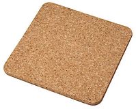 Fackelmann Tivet Vierkant, Kurk, Beige, 19 x 19 cm