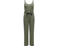 ONLY - ONLASTA STRAP BELT JUMPSUIT PNT - Vrouwen - Jumpsuit - Deep Lichen Green - Polyester/Elastaan - Maat M