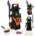 KRAFT&DELE Hoge druk reiniger, 2100W, met accessoires