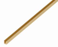 Alberts 497675 U-profiel | messing | 1000 x 6 x 6 mm | set van 2