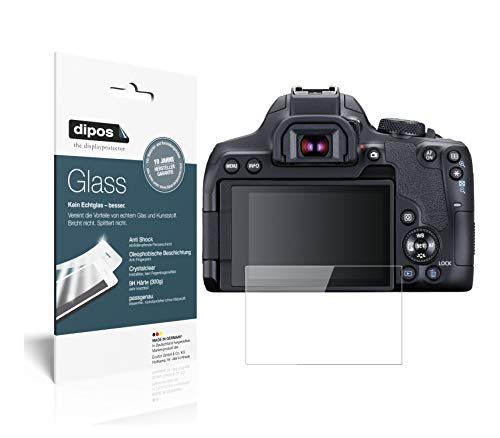 dipos I 9H pantserfolie compatibel met Canon EOS 850D beschermfolie displaybeschermingsfolie