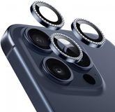 ESR Camera Lens Protector Geschikt voor Apple iPhone 15 Pro / 15 Pro Max | Glas | Case Friendly | met Applicator | Rhinestone