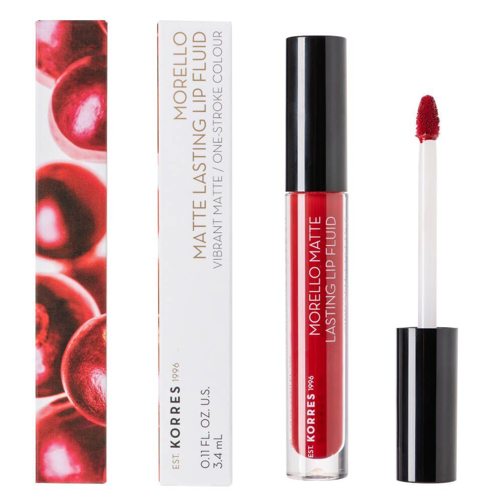 Korres KM Morello Matte Lasting Lip Fluid 59 Brick Red 3,4 ml