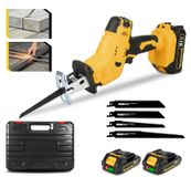 StarTech Accu: Accusnijmachine - 100 mm - 3500 slagen per minuut - LED-lamp - Geschikt voor hout en metaal - 2 accu's