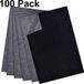 Papier carbone sans marque - Papier de recouvrement - 100 feuilles - Format A4 - Noir