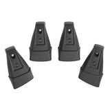 Volkswagen 5G0071720 afdekdoppen basisdrager dakbagagedrager afdekkap, 4 stuks, zwart