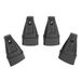 Volkswagen 5G0071720 afdekdoppen basisdrager dakbagagedrager afdekkap, 4 stuks, zwart