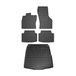 OMAC 7545YPS-484 Ensemble de tapis de sol noir, Caoutchouc