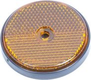 Huismerk Reflector rond 60mm oranje