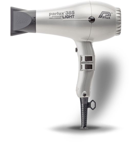 Parlux 385 Powerlight - 2150W Hair Dryer - Silver