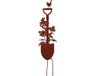 UNUS® Tuinsteker schop vogel zonnehoed roestlook