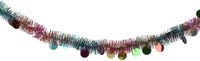 Decoris Lametta pvc d10l270 cm multi