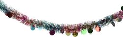 Decoris Lametta pvc d10l270 cm multi