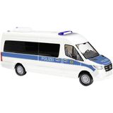 Busch 52638 H0 Véhicule d'urgence Mercedes Benz Sprinter Bus, police Berlin équipe autos MKW