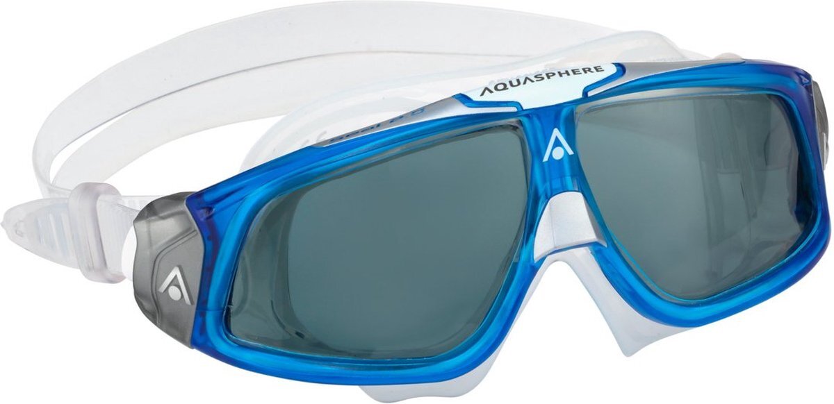 Aquasphere Aquasphere Seal 2.0 - Zwembril - Volwassenen - Dark Lens - Blauw/Wit