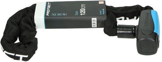Protect PRO-tec kettingslot - 120cm - ART3 - Zwart/Blauw