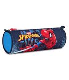 Seven Spiderman Tombolotto Schooletui Blauw