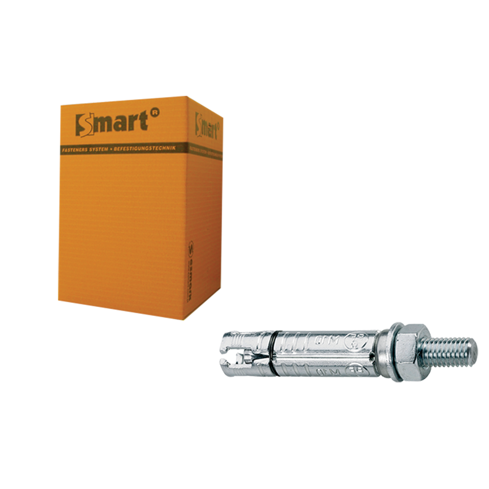 pgb-Europe SMART | Keilbout SMART+ankerstang M10x40x110 Zn | 25 st SM000K0011001103
