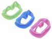 Rouleau de joue en silicone souple pour traitement dentaire (3 pièces)