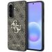Guess Hoesje geschikt voor Samsung Galaxy A37 - PU Leren Backcover - 4G Print & Metalen Logo - Bruin