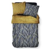 Housse De Rêve Today Beddengoedset voor tweepersoonsbed, 220 x 240 cm, katoen, bedrukt, blauw met bloemenpatroon