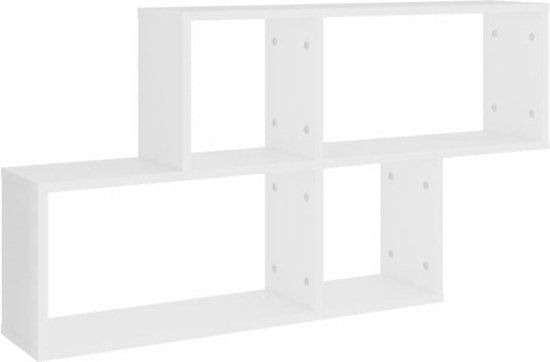 VidaXL Wandschap 100x18x53 cm Hout Wit