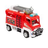 Giochi Preziosi Brandweerwagen brandweer met originele vrijloop. Gedetailleerd en rijk aan accessoires inclusief 7 cm brandweerman voor kinderen vanaf 4 jaar