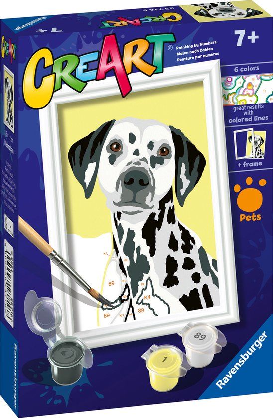 Ravensburger CreArt Dalmatian - Schilderen op nummer voor kinderen
