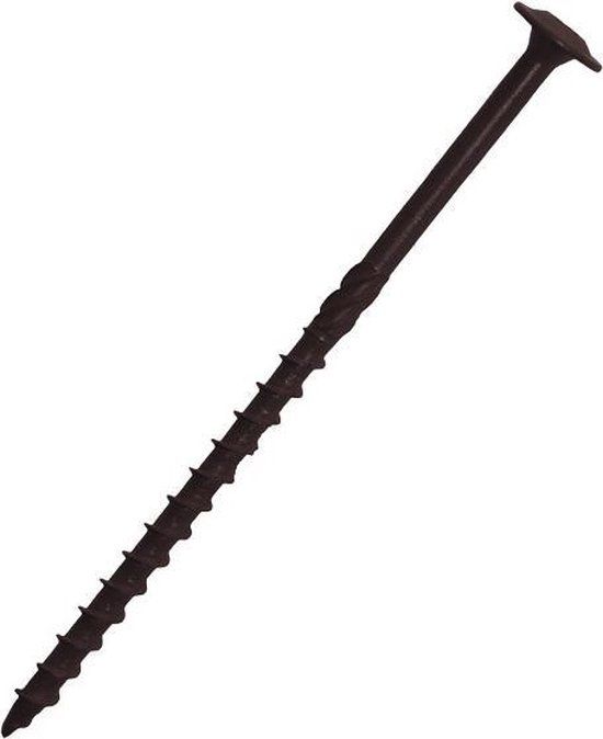 Tellerkopschroeven 8.0x100 Blackline T-40 deeldraad 50 stuks